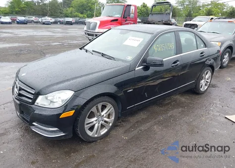 2012 Mercedes-Benz C 250 Luxury/Sport from USA, damaged, VIN WDDGF4HB6CR212742